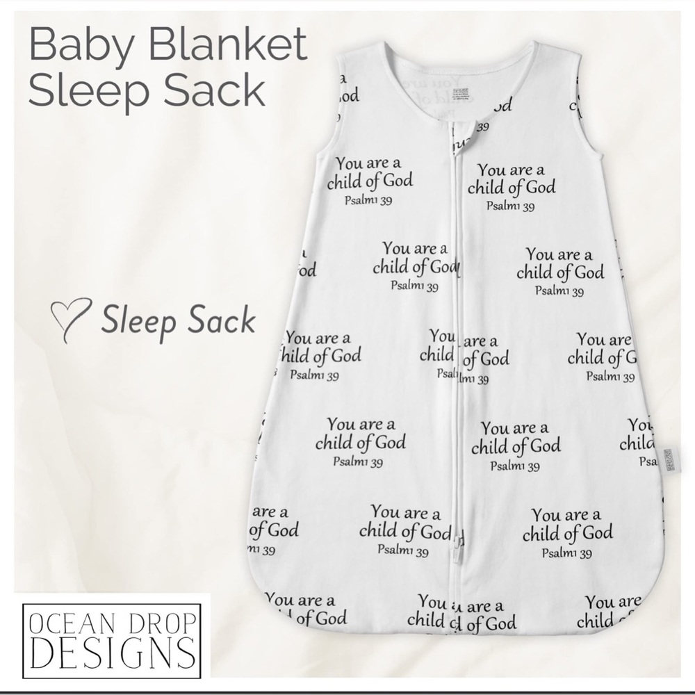 Ocean Drop Designs 12-18 Months Wearable Baby Blanket Sleep Sack